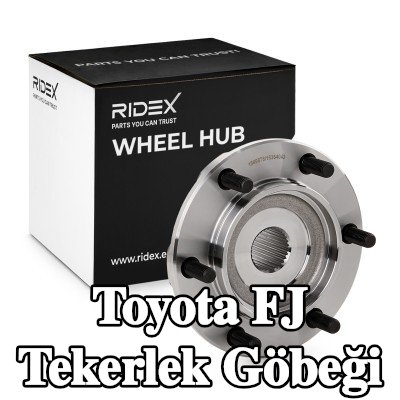 RIDEX Tekerlek Göbeği Ön Aks, Sol, Sağ, tekerlek saplamaları ile — Toyota Fj
