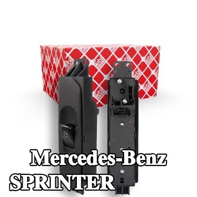 FEBI BILSTEIN مفتاح نافذة جانب الراكب — 2012 Mercedes-Benz Sprinter
