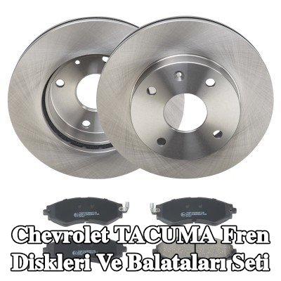 RIDEX Fren diskleri ve balataları seti Ön Aks, içten havalandırmalı — Chevrolet Tacuma