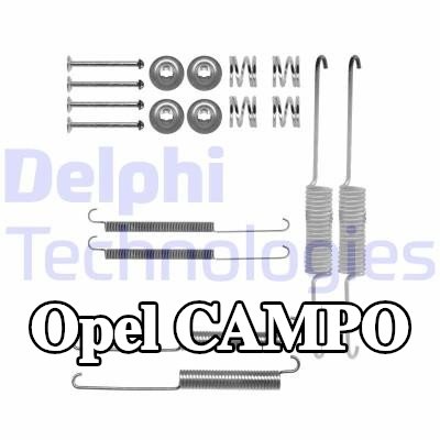 DELPHI طقم تركيب أحذية الفرامل — Opel Campo