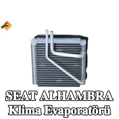 NRF Contalı/sızdırmazlık elemanlı klima evaporatörü, genişletme valfi olmadan — 2002 SEAT Alhambra