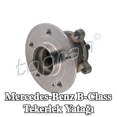 TOPRAN Tekerlek yatağı Tekerlek göbeğine entegre tekerlek yatağı, ABS sensör halkalı — Mercedes-Benz B-Class