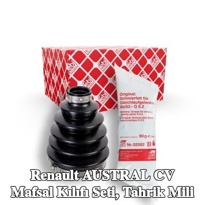 FEBI BILSTEIN CV kılıf kiti, tahrik mili Ön Aks Sol, Ön Aks Sağ, Termoplast — Renault Austral