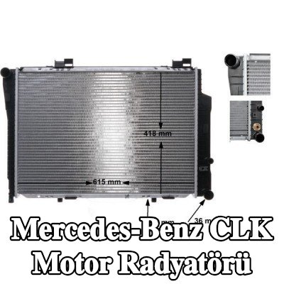 MAHLE Motor radyatörü — 2000 Mercedes-Benz Clk