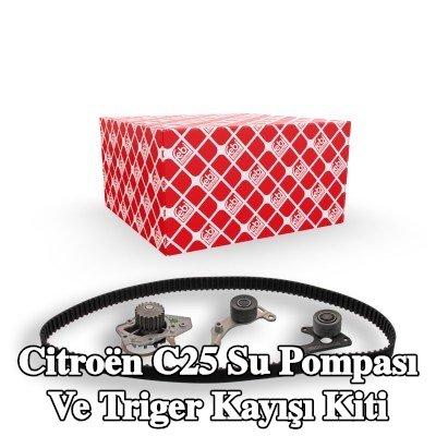 FEBI BILSTEIN Su pompası ve triger kayışı kiti Diş Sayısı: 136, Width: 26mm, su pompalı — Citroën C25