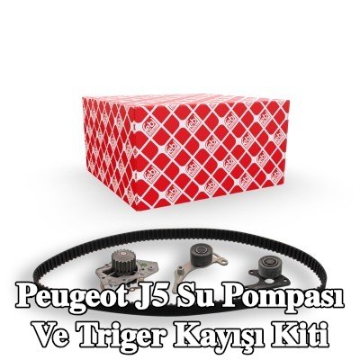 FEBI BILSTEIN Su pompası ve triger kayışı kiti Diş Sayısı: 136, Width: 26mm, su pompalı — Peugeot J5
