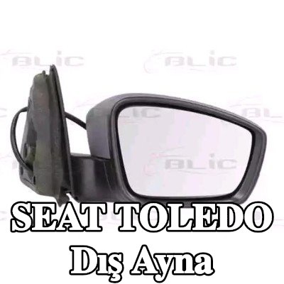 BLIC Sağ yan ayna, Elektrikli — SEAT Toledo