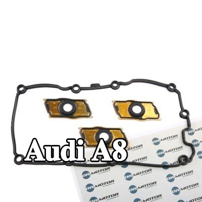 DR.MOTOR AUTOMOTIVE مجموعة حشيات, غطاء رأس الأسطوانة مع مواد التثبيت/التركيب — 2003 Audi A8