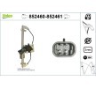 VALEO Sol arka cam regülatörü, Elektrikli, elektrik motorlu — 2002 Opel Astra (1)