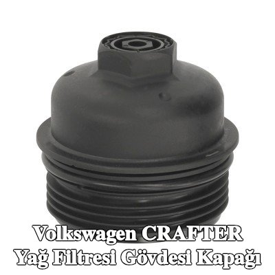 FEBI BILSTEIN Conta halkalı yağ filtresi muhafaza kapağı — Volkswagen Crafter