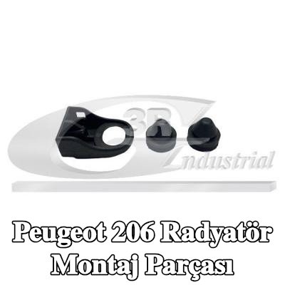 3RG Radyatör montaj parçası — Peugeot 206