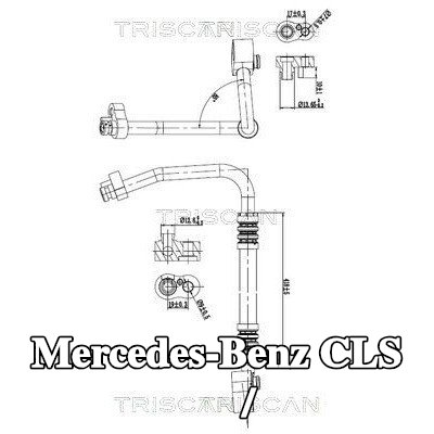 TRISCAN خط الضغط العالي/المنخفض، تكييف الهواء — Mercedes-Benz Cls