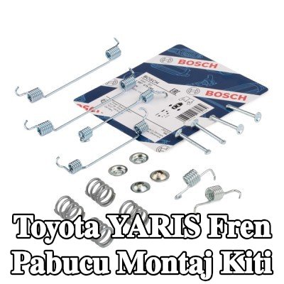 BOSCH Yaylı fren pabucu montaj kiti — 2000 Toyota Yaris