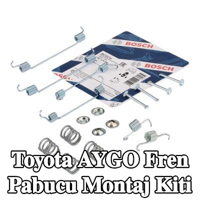 BOSCH Yaylı fren pabucu montaj kiti — Toyota Aygo