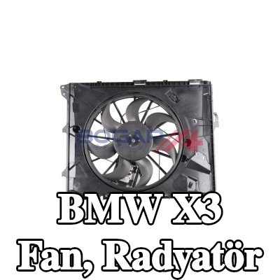 BOGAP Fan, çerçeveli radyatör — 2012 BMW X3