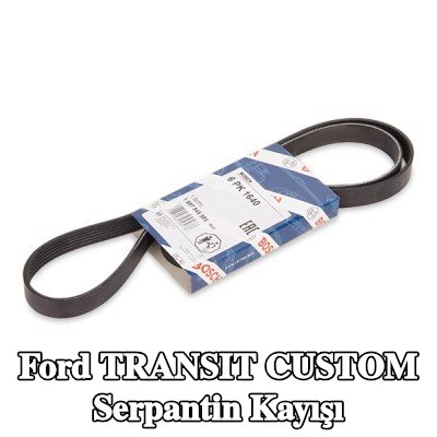 BOSCH Serpantin kayışı 1640mm, Number of ribs: 6 — 2012 Ford Transit Custom