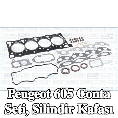 AJUSA Conta seti, silindir kapağı contalı silindir kapağı, valf gövdesi contalı, FIBERMAX — Peugeot 605