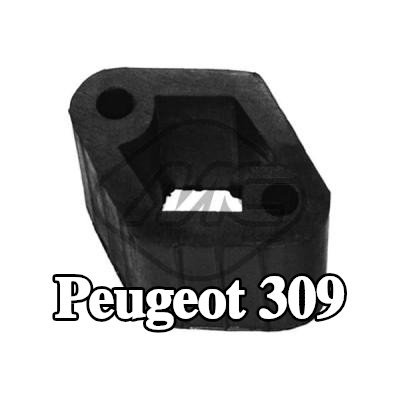 Metalcaucho مشبك، كاتم صوت — Peugeot 309