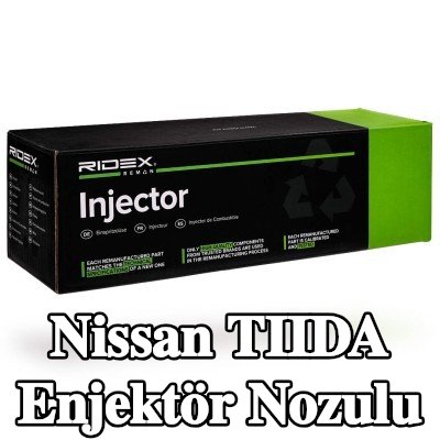 RIDEX REMAN Conta halkalı enjektör nozulu — 2012 Nissan Tiida