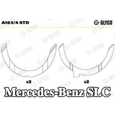 GLYCO صامولة الدفع، العمود المرفقي — Mercedes-Benz Slc