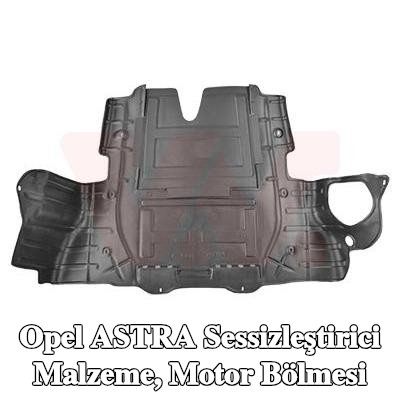 VAN WEZEL Sessizleştirici Malzeme, motor bölmesi Alt — 2004 Opel Astra