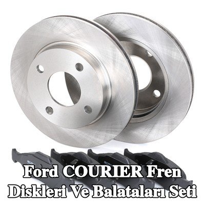RIDEX Fren diskleri ve balataları seti Ön Aks, Havalandırmalı — Ford Courier