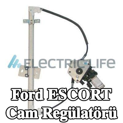 ELECTRIC LIFE Sol ön cam regülatörü, Elektrikli, elektrik motorlu — Ford Escort