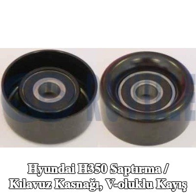 RUVILLE Saptırma / kılavuz kasnağı, V-ribbed belt Ø: 76mm — Hyundai H350