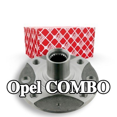 FEBI BILSTEIN محور العجلة المحور الأمامي, بدون محمل عجلة — 2002 Opel Combo