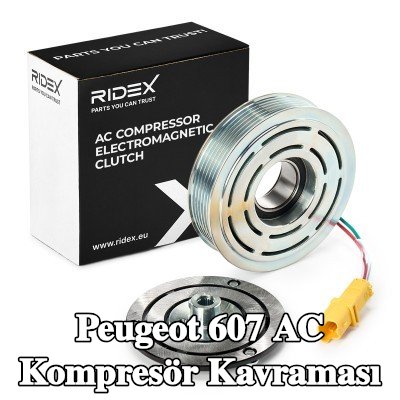 RIDEX AC kompresör kavraması — Peugeot 607