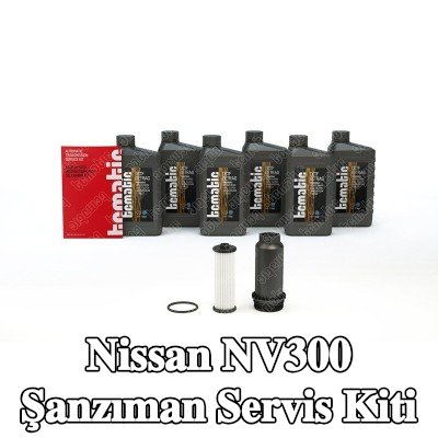TCMATIC Şanzıman servis kiti Yağ Değişimi (boşaltma yoluyla), aksesuarlarla, standart yağ değişimi için yağ miktarı ile — Nissan Nv300
