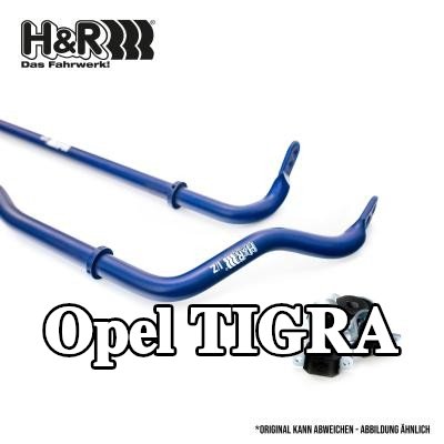 H&R مجموعة قضبان منع الانقلاب — 2000 Opel Tigra