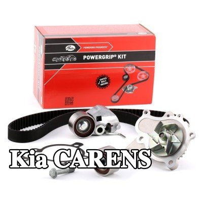 GATES مجموعة مضخة مياه وحزام توقيت PowerGrip, G-Force Redline™, مع مضخة مياه — Kia Carens