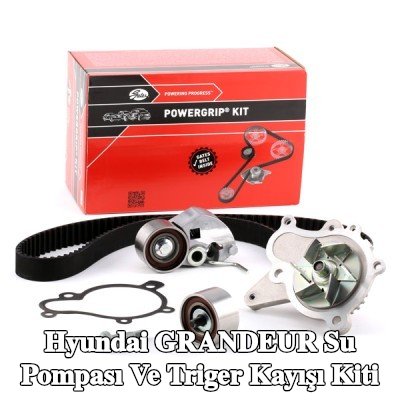 GATES Su pompası ve triger kayışı kiti PowerGrip, G-Force Redline™, su pompalı — Hyundai Grandeur
