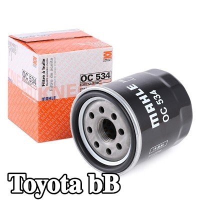 MAHLE فلتر الزيت مع صمام واحد مانع للرجوع — Toyota bB