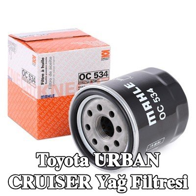 MAHLE Tek çek valflı yağ filtresi — 2008 Toyota Urban Cruiser