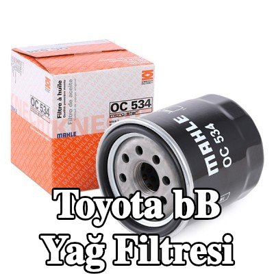MAHLE Tek çek valflı yağ filtresi — Toyota bB