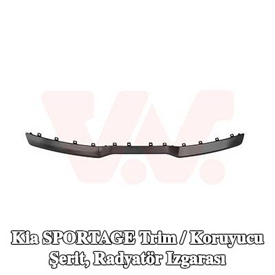 VAN WEZEL Trim / Koruyucu Şerit, radyatör ızgarası — Kia Sportage