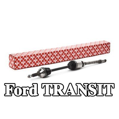 FEBI BILSTEIN عمود الدفع للمحور الأمامي الأيمن, مع صمولة — Ford Transit