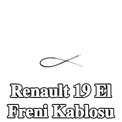 FEBI BILSTEIN El freni kablosu Sol Arka, Sağ Arka, 1565mm — Renault 19
