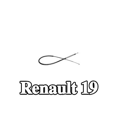 FEBI BILSTEIN كابل فرامل اليد الخلفي الأيسر, خلفي أيمن, 1565mm — Renault 19