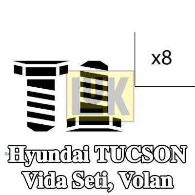 LuK Vida seti, volan — 2004 Hyundai Tucson