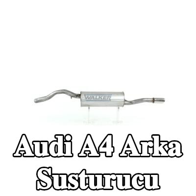 WALKER Arka susturucu 1520mm, montaj parçaları olmadan — 1997 Audi A4