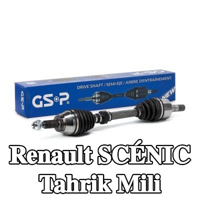 GSP Tahrik mili Ön Aks Sol, 676mm — Renault Scénic
