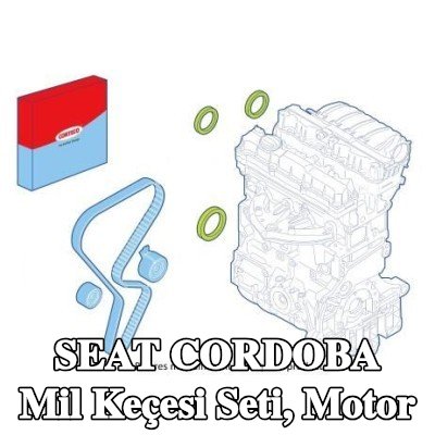 CORTECO Mil Conta Seti, motor kasnağı tarafı — 2000 SEAT Cordoba