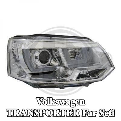 DIEDERICHS Far seviyeleme motorlu far seti, HD Tuning — 2012 Volkswagen Transporter