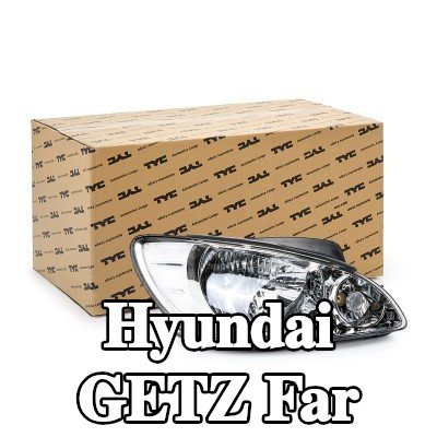 TYC Far Sağ, H4, elektrik motorlu — Hyundai Getz