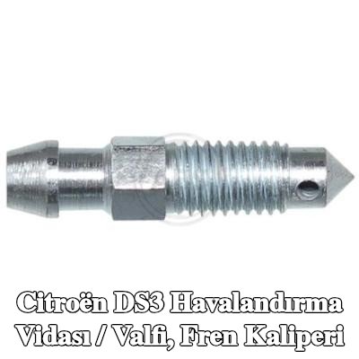 A.B.S. Havalandırma vidası / valfi, fren kaliperi — Citroën Ds3