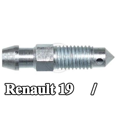 A.B.S. برغي/صمام تنفيس، مقياس الفرامل — Renault 19