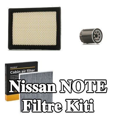 RIDEX Filtre kiti — Nissan Note